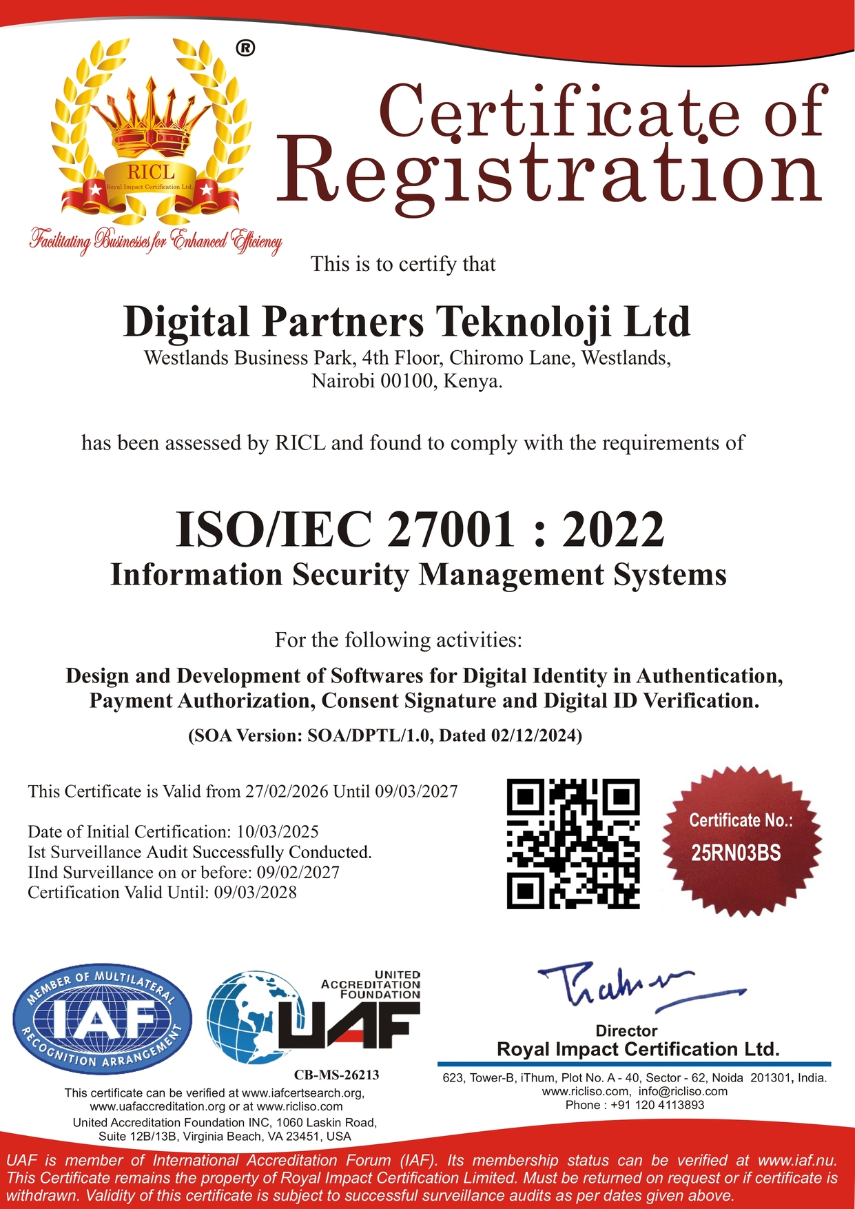 ISO Certification - Kenya